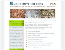 Tablet Screenshot of johnbutcherbros.co.uk